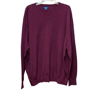 George Men's 3XL‎ Cotton Blend Long Sleeve Sweater Preppy Office Academia Fall